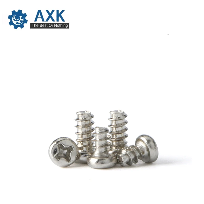 Philips Machine Screw 1000pcs/lot M1.6*2/3/4/5/6/7/8/10/12 Phillips Stainless Steel Stainlness High Quality Service Electrical |