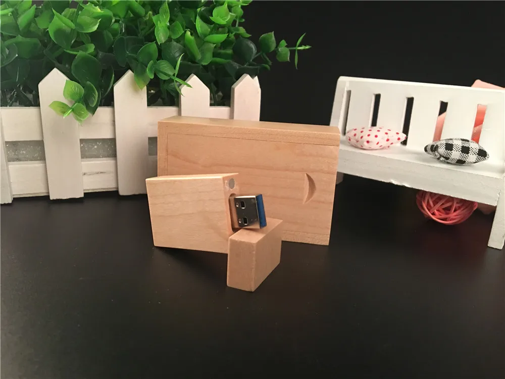Forever love деревянный usb подарок. Пользовательский DIY логотип натуральные деревянные