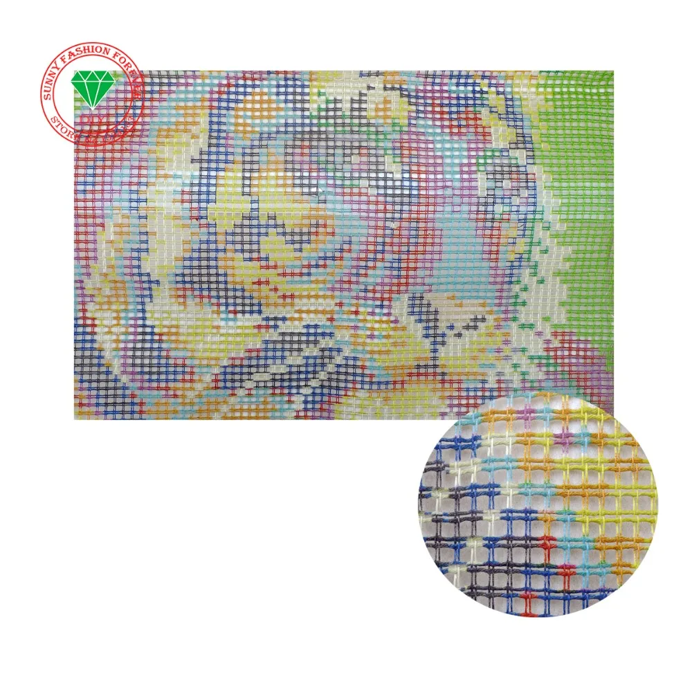 Cartoon Latch hook rug kits Needlework carpet embroidery cushion Diy pillowcase Patchwork Yarn Stitch back | Дом и сад