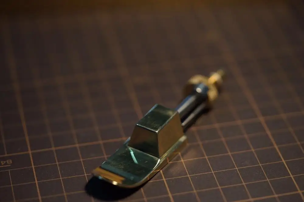 P Copper iron Два отверстия Электрический Creaser кожаный станок аксессуары-горячий край Утюги(ремешок для часов отверстие \ медное железо \ отрезать ручную строчку - Цвет: P Copper iron