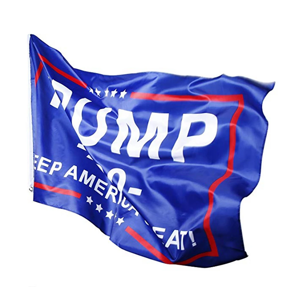 Дональд флаг &quotТрамп&quot 2020 с люверсами и 10 шт. бампер наклейки автомобиль для
