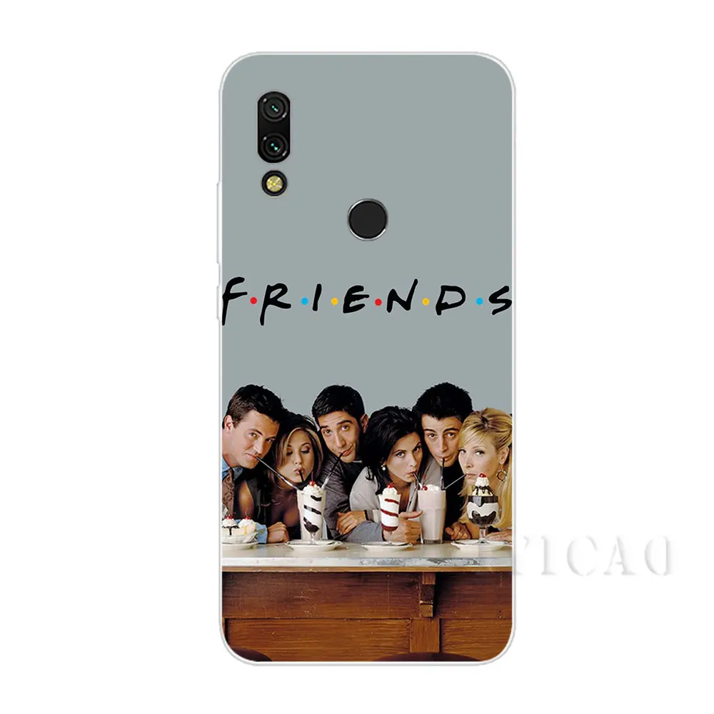 Жесткий чехол IYICAO Friends сезонного ТВ для Xiaomi Redmi Note 3 4 5 6 7 Pro 5A Prime | Мобильные