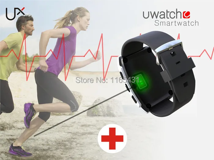 New Bluetooth Smart Watch U UX Wrist for IPhone 6/5s/5/4s/4 Samsung S4/S5/Note3/Note4 with Heart Rate Monitoring | Электроника