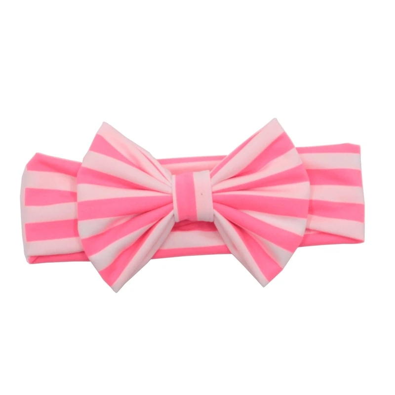 1PC Retail New Cute Baby Headband 5"Bow Stripe Hair Accessory Children Birthday Party Hairband |