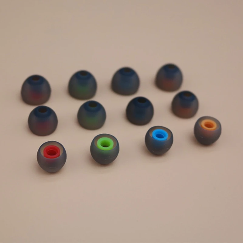 Aipinchun 6 Pairs Silicone Earbud Cushion Replacement Headphone Eartips Ear Pads Gel Covers Tips For Earphone S/M/L Random Color |