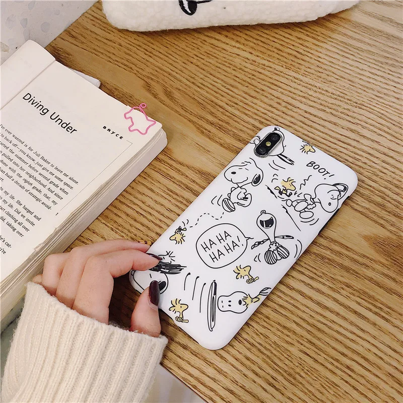 Прозрачный чехол из ТПУ с рисунком собаки мультфильма Beagle XS для MAX XR Apple iphone 6s 7 8Plus
