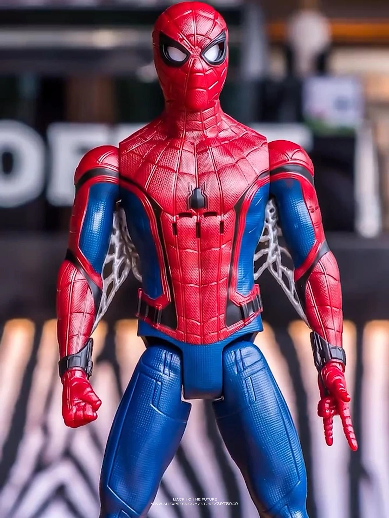 Экшн фигурка из мультфильма Disney Марвел Мстители паук Man мини украшение ПВХ