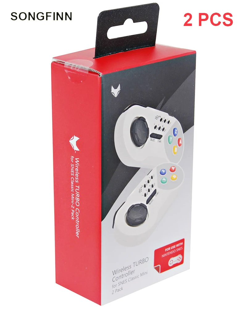 Беспроводной турбоконтроллер SONGFINN джойстик геймпад посылка кой для SNES Mini Classic