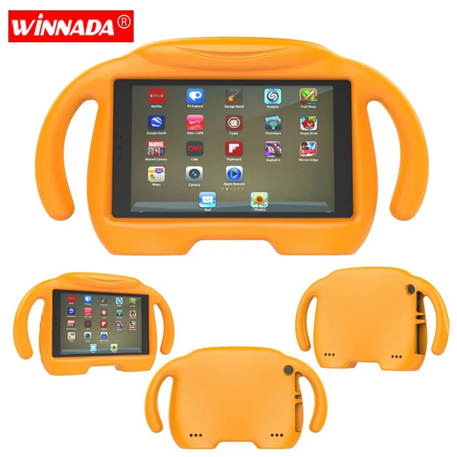Чехол для Amazon Kindle Fire HD 8 2017 чехол планшета Baymax Kids ударопрочный ручной EVA с