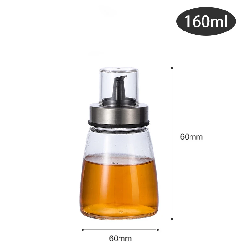 style2 160ml Бутылка для оливкового масла без капельного стекла Распылитель для масла оливковое масло уксус Диспенсер для соусов бутылка для приготовления приправ кухонный гаджет - Цвет: style2 160ml