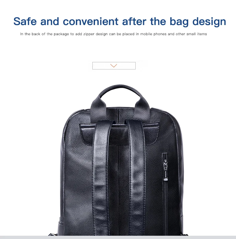 Padieoe Высококачественная Студенческая школьная сумка Mochila для мужчин из натуральной кожи, деловая сумка для ноутбука, модный большой вместительный дорожный рюкзак, сумки