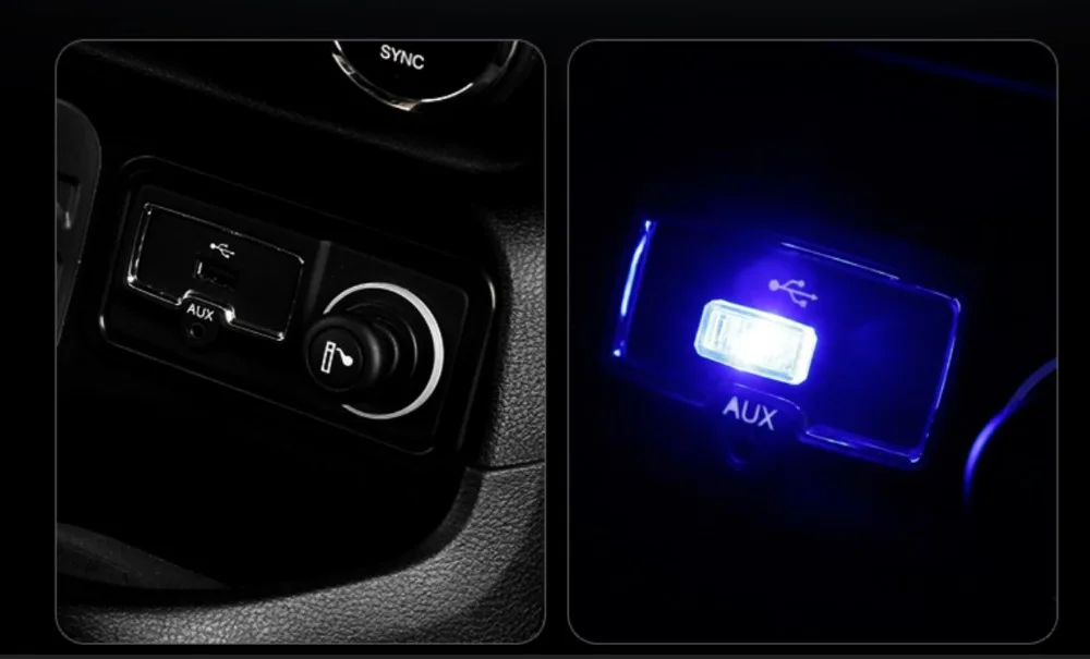 1 шт Автомобиль-Стайлинг USB атмосферу светодиодный свет Автомобильные аксессуары для Nissan Tiida Teana Skyline Juke X-trail Almera Qashqai Livina