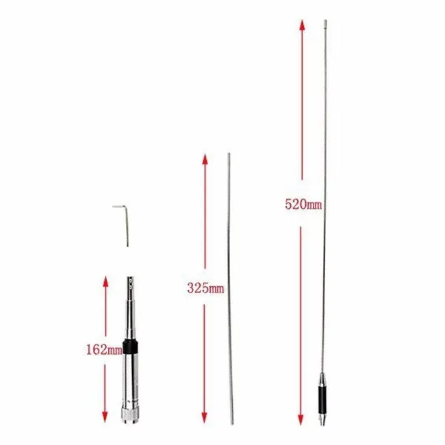 Двухдиапазонная антенна VHF/UHF 144/430 МГц 3 0/5 5 дБи с высоким коэффициентом усиления