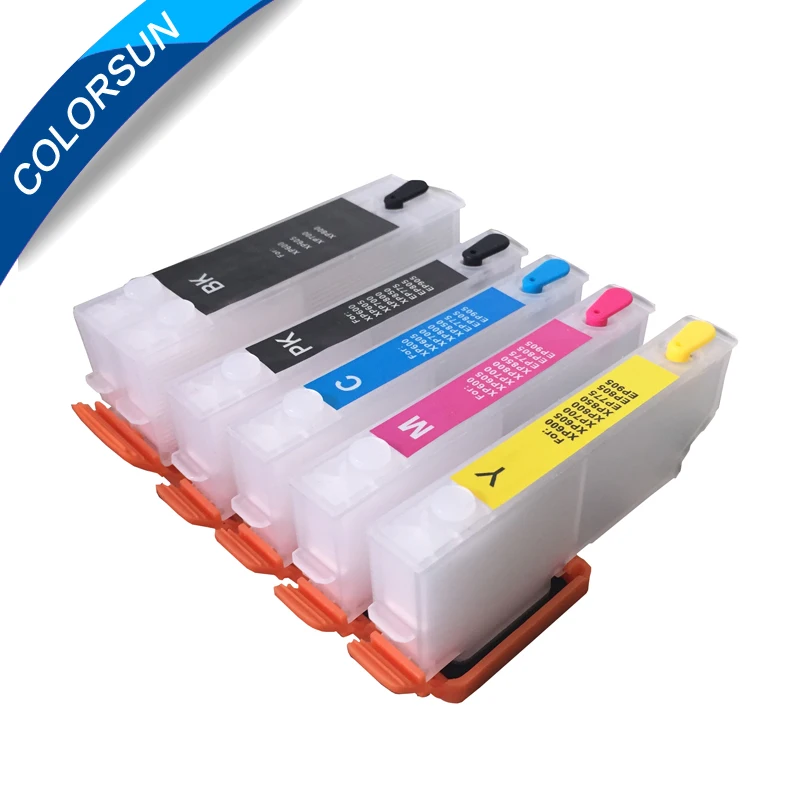 5 шт. картриджи для принтера Epson XP600 XP700 XP800 XP510 XP615 XP610 XP605 xp820 XP520 | Компьютеры и офис