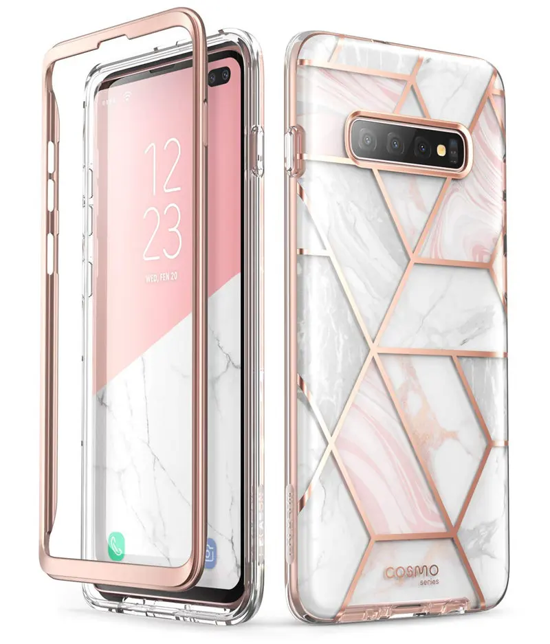 Для samsung Galaxy S10 Plus чехол 6,4 дюймов i-Blason Cosmo полный корпус блестящий чехол под мрамор чехол без встроенной защитной пленки