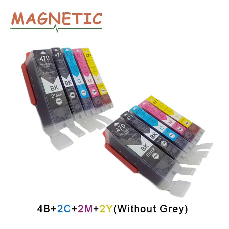 10X PGI470 CLI471 Compatible Ink Cartridge For Canon ts5040 PIXMA MG5740 MG6840 MG7740 Printer ink Cartridges pgi 470 cli 471 | Компьютеры