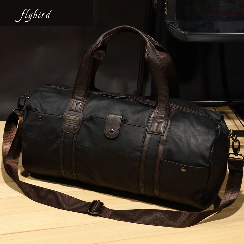 FlyBird наивысшего качества путешествия вещевой мешок из модного кожзаменителя