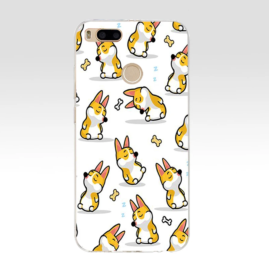 11 179SD Welsh corgi PC жесткий пластиковый Мягкий Силиконовый ТПУ чехол для телефона для xiaomi redmi 4A 4X note 4 4x mi A1 A2 lite - Цвет: 11