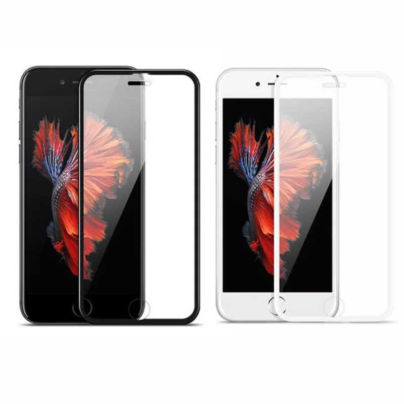 10D закаленное стекло полная защита экрана Защитная пленка для iphone 6 6s 7 8 Plus X XR XS 11 Pro