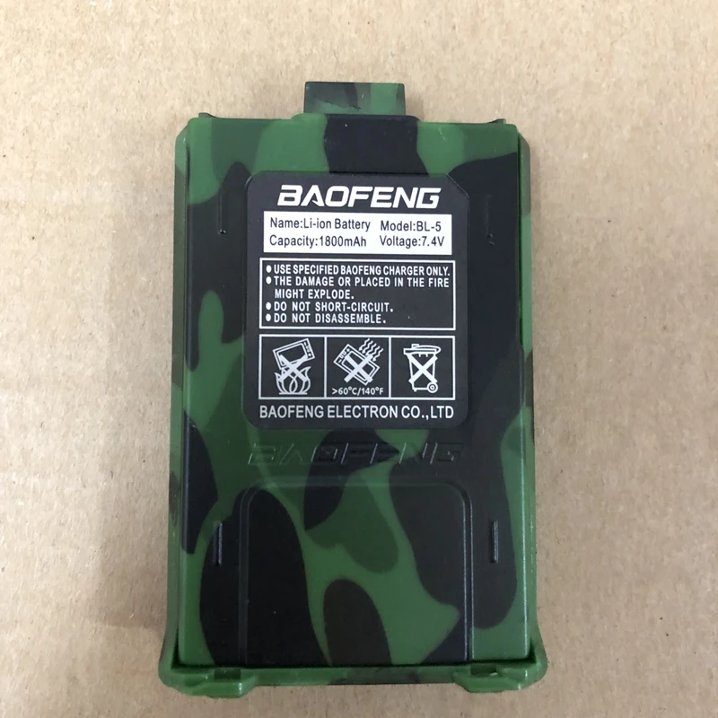 Baofeng uv-5r батарея 1800 мА/ч черный/камуфляж цвет для baofeng UV-5R UV5RE UV5RA двухстороннее