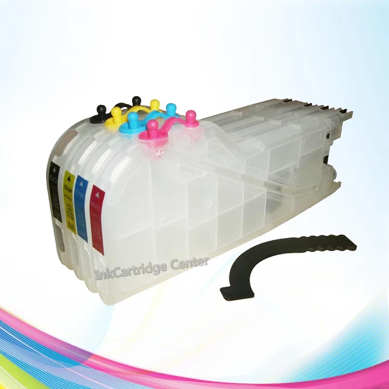 CISSPLAZA Refillable Ink Cartridges compatible for Brother LC73 lc75 LC400 LC17 DCP-J525W J725 MFC-J430W J425W J825DW | Компьютеры и