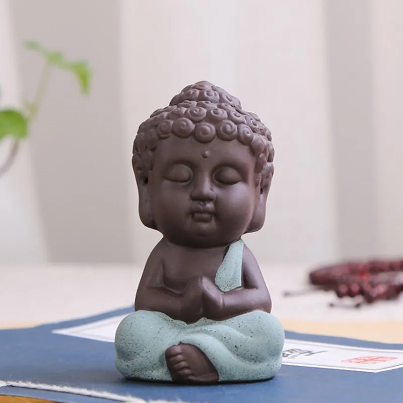 Маленькая Будда искусственная сила Индийская Йога мандала чай домашнее животное