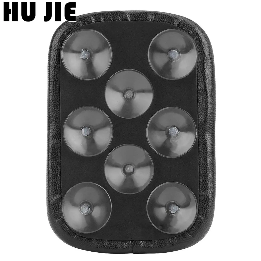 

Motorcycle Black Rear Passenger Cushion 8 Suction Cups Pillion Pad Suction Seat For Chopper Bobber