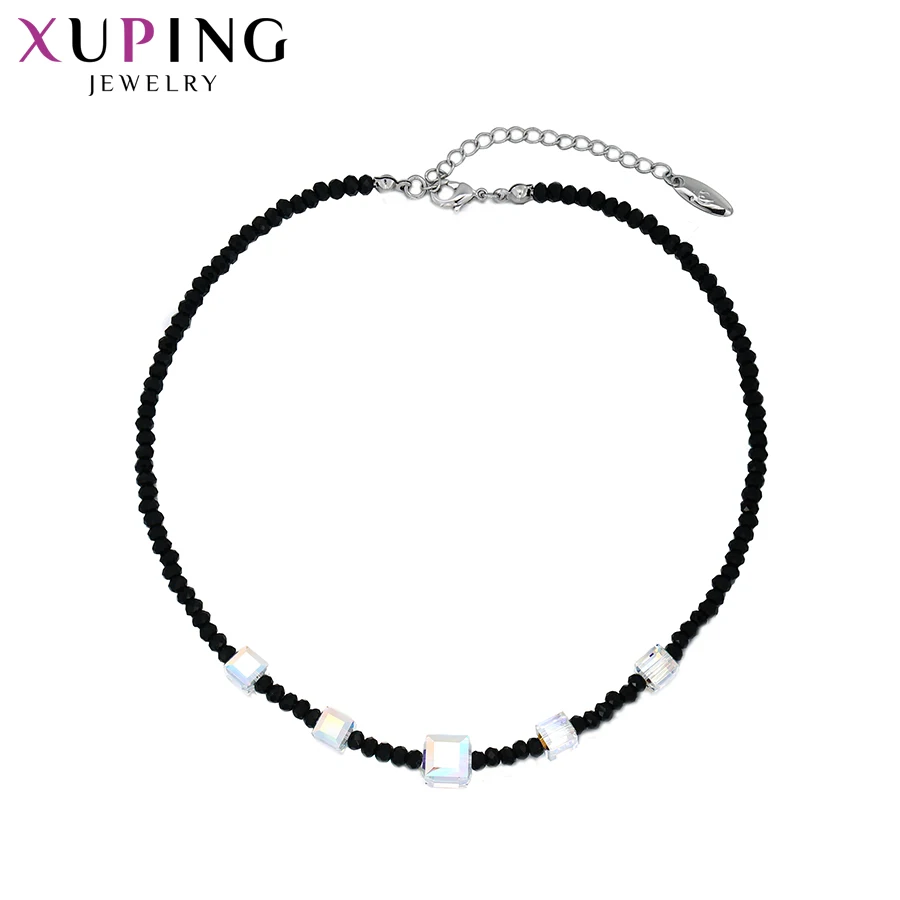 Xuping модное ожерелье с кристаллами от Swarovski модные ювелирные изделия вечерние