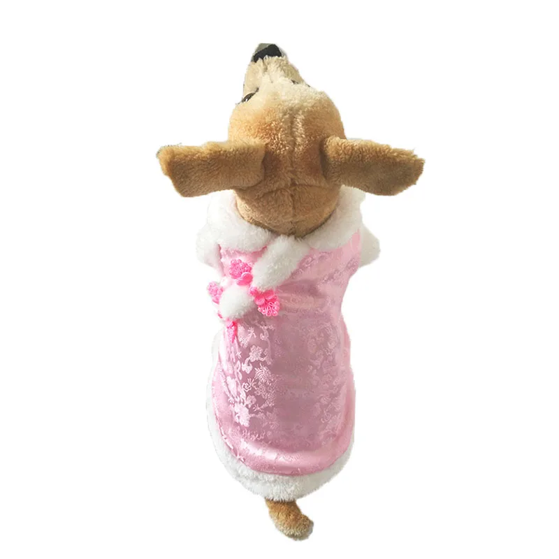 Одежда для домашних животных на новый год зимняя Мягкая Шелковая + флисовая