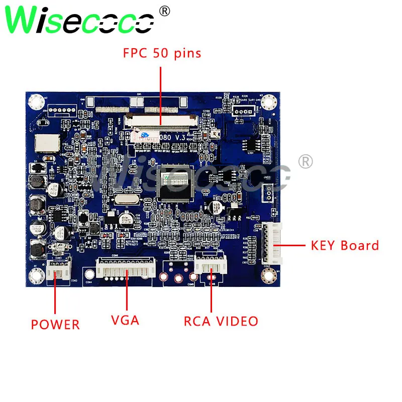 VGA AV плата контроллера 5 дюймовый ЖК экран 640x480 ZJ050NA 08C|ЖК-экраны и панели для