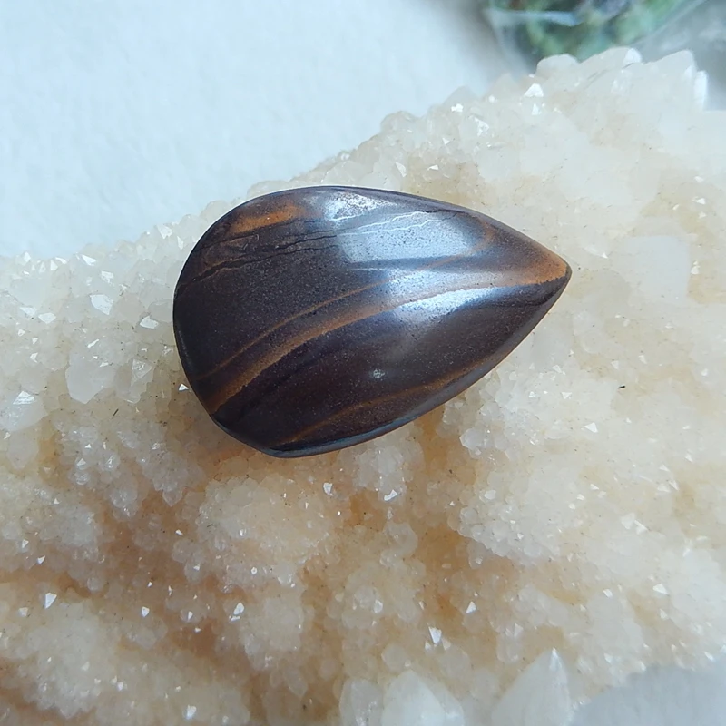 Скидка! Природный камень Болдер опал дешевые кабошон 35 х 22 6 мм 6.7 г