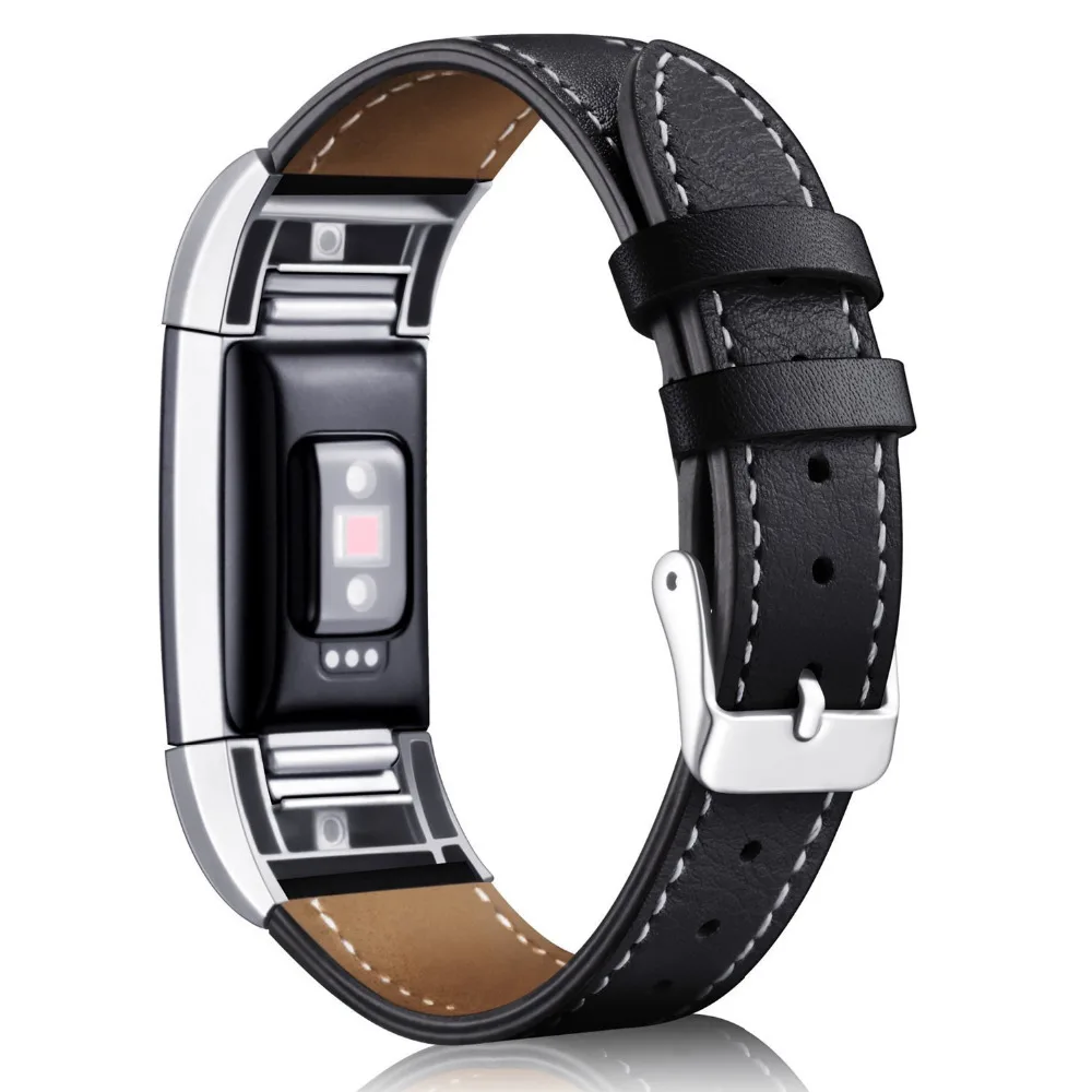 Ремешок из натуральной кожи для браслета fitbit Charge 2 браслет кожаный сменный браслет наручных часов браслет на запястье correa для fitbit charge2