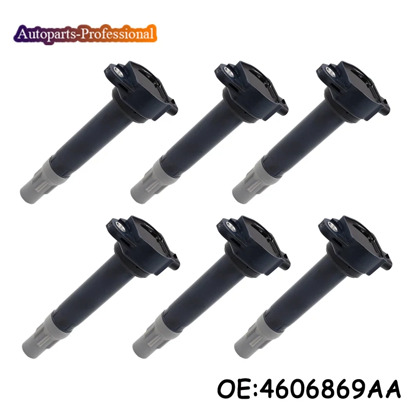 

Новая катушка зажигания 4606869AA, 6 шт., подходит для Chrysler 300 Sebring Dodge Charger Caravan Nitro 4606869AB 4606869AC, автомобильные аксессуары