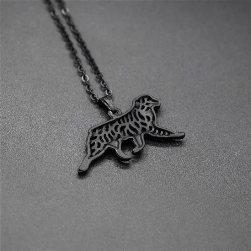 4 цвета Новый австралийский овчарка ожерелье Трендовое металлическое ювелирное