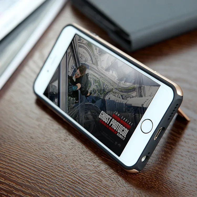 Чехол из ТПУ+ поликарбоната для iPhone 6, 6 S, 7 Plus, чехол Rock Royce с держателем, роскошный чехол с подставкой для iPhone 6, 7 Plus, задняя крышка для телефона