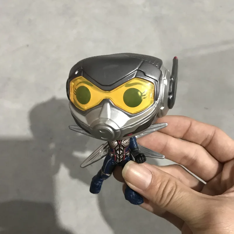 Funko pop Secondhand Marvel: Человек-муравей и ОСА Джанет Ван Дин Виниловая фигурка Коллекционная модель свободная игрушка без коробки