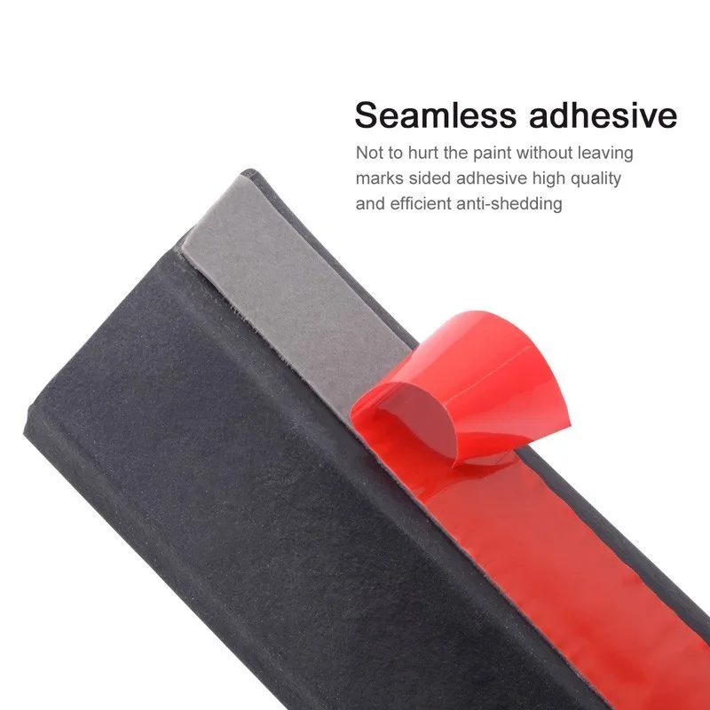 Защитные накладки для переднего бампера SPEEDWOW резиновые черные мягкие наборы