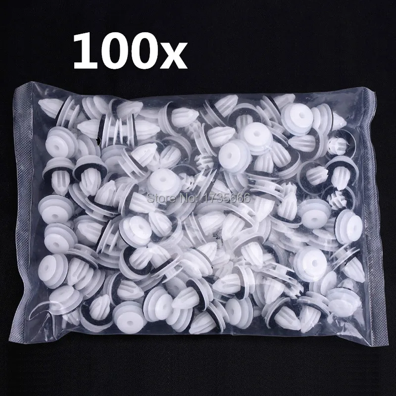 100x обшивка панели фиксатор зажимы крепеж 90467-09206 подходит для Toyota RAV-4 Tunda 4 двери |