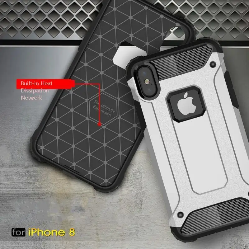 C-KU For Iphone8plus Hand Shell TPU+PC Peter Jackson's King Kong Armor Two-in-one Apple 7/6 Defence Fall |
