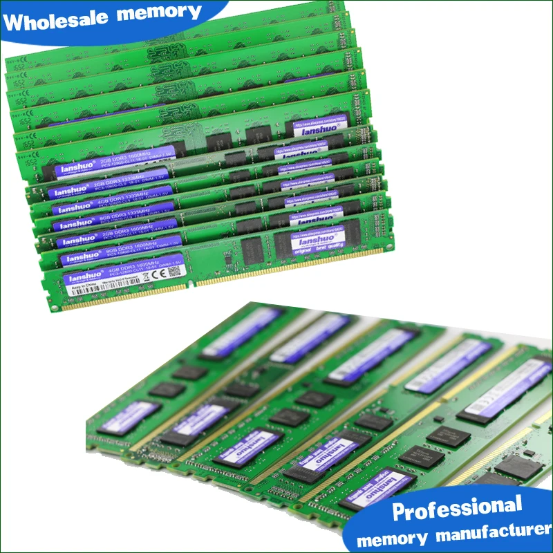 Lanshuo 2 Гб DDR2 PC2 5300 667 МГц для настольных ПК dimm память ram 240 контакты (для intel amd)
