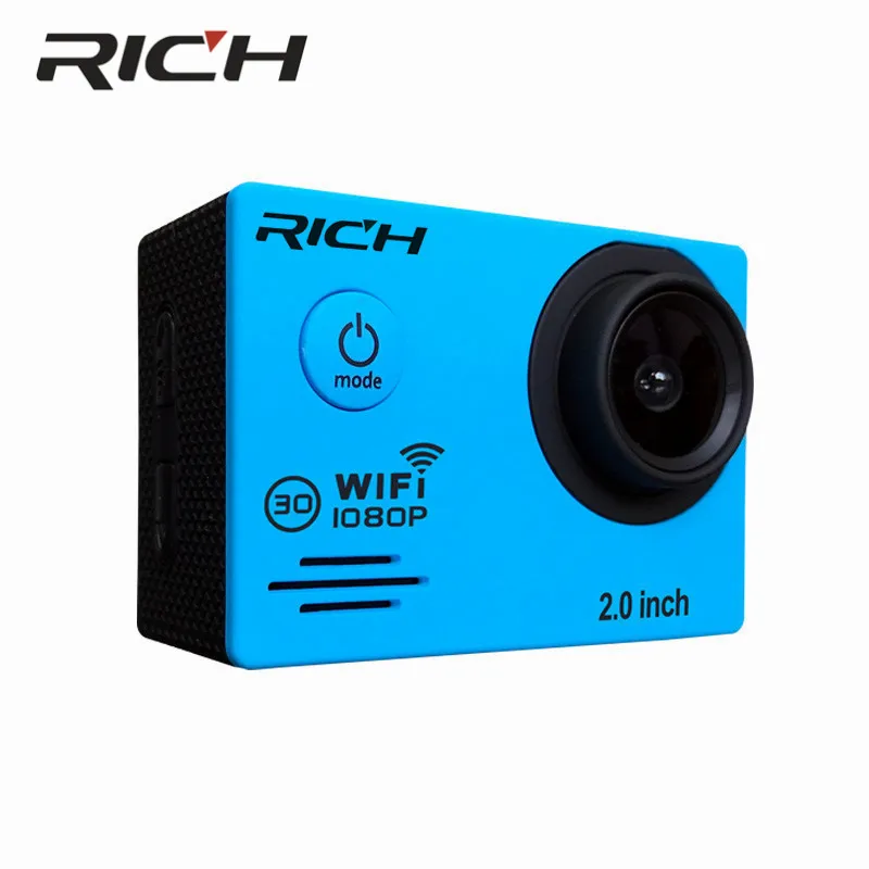 2018 new RICH SJ7000 Sports Cameras 1080P Action Camera 12MP WiFi 30M Waterproof 2.0LCD Full HD DVR 170 | Электроника