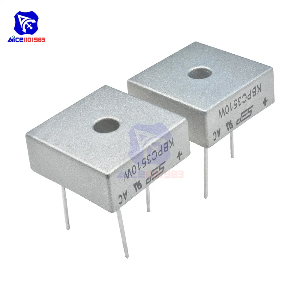 10 шт./лот мостовой выпрямитель SIP 4 KBPC3510W 35A 1000V однофазный силиконовый мост