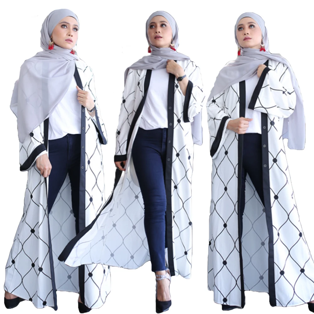 Новинка Повседневное трикотажное Хлопковое платье для взрослых мусульманская