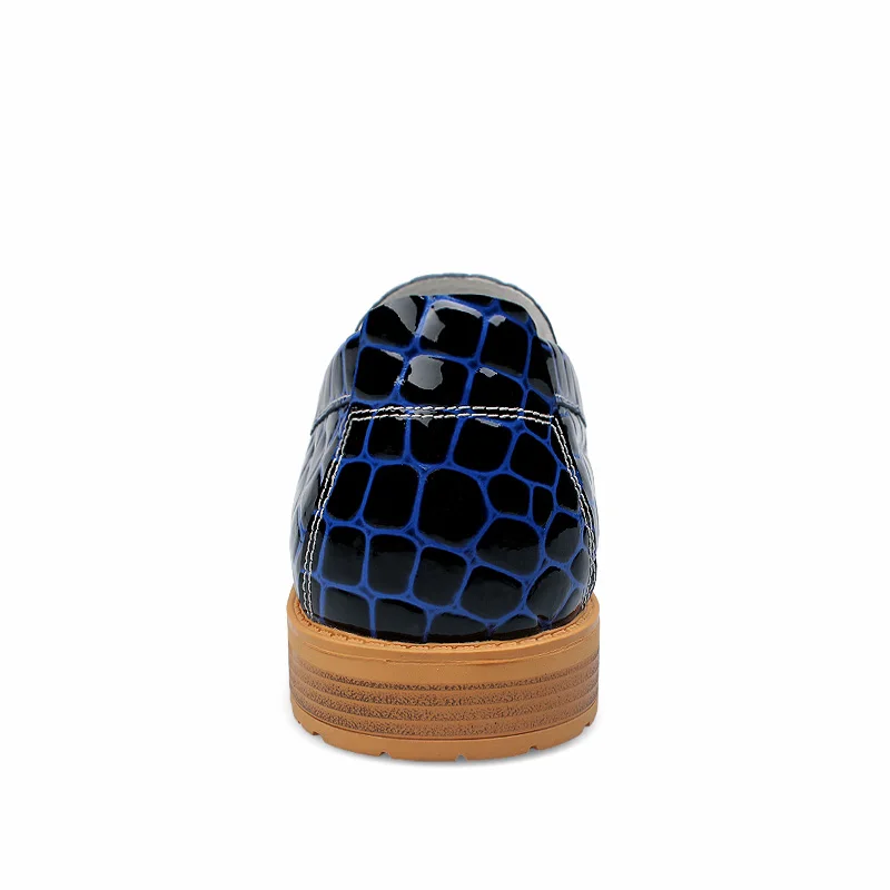 Europe Mens Shoes Genuine Leather Mocassins New Designer Man Zapatillas Hombre Size 38 to 44 Blue Black | Обувь