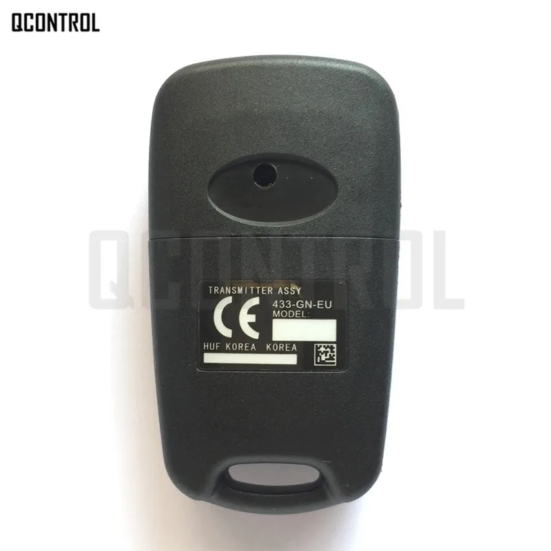 Дистанционный Автомобильный ключ QCONTROL для HYUNDAI Solaris RKE-4F03 или RKE-4F04 передатчик ASSY |