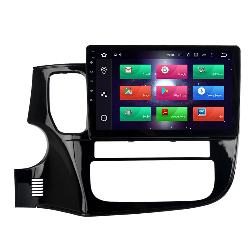 Aoluoya IPS 4G RAM 32 gom Octa Core Android 8 0 автомобильный DVD плеер радио GPS навигация для Mitsubishi