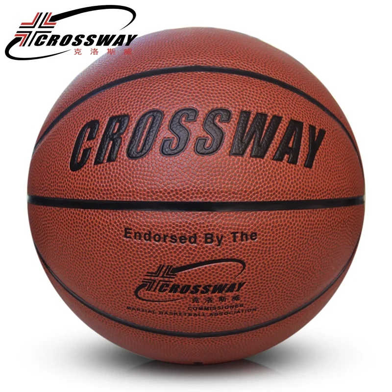 CROSSWAY 2017 Hot sale Hight Quality 704 Basketball Ball Wear proof PU Materia Official Size7 With Needle+Bag | Спорт и развлечения