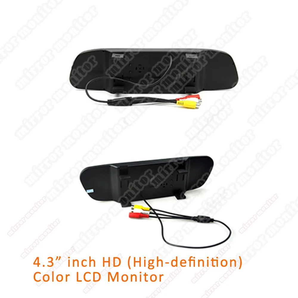 Зеркало заднего вида HD 4 3 дюйма цветной TFT ЖК дисплей 16:9|car rearview mirror monitor|mirror