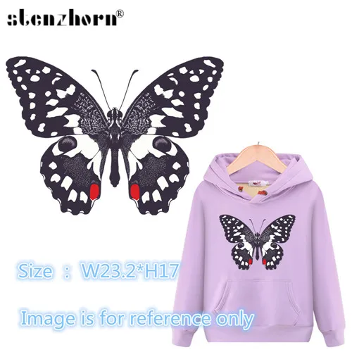 Butterfly-L-03 Микки Минни мультфильм наклейки DIY теплопередачи термо клейкие Пластыри для одежды гладить на переводе для одежды - Цвет: Butterfly-L-03