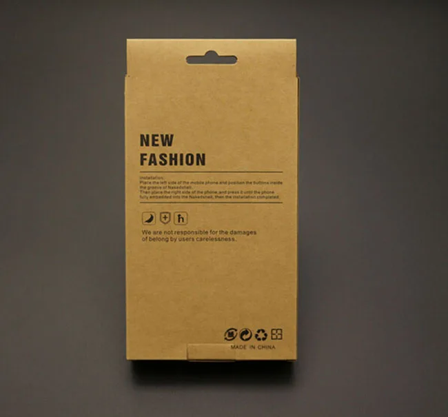 Большой размер крафт бумага модный пакет ПВХ пластиковое окно розничная